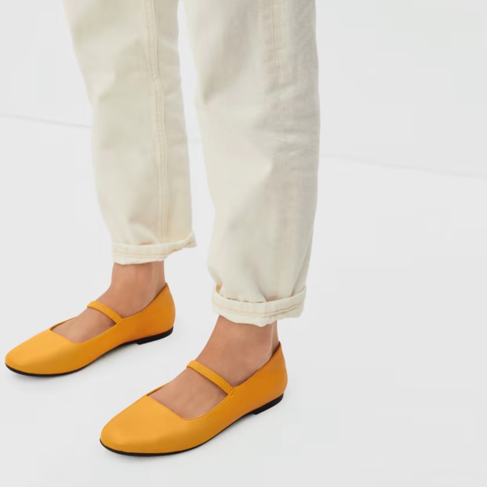 EVERLANE | The Mary Jane | Size 6.5 | Sunflower